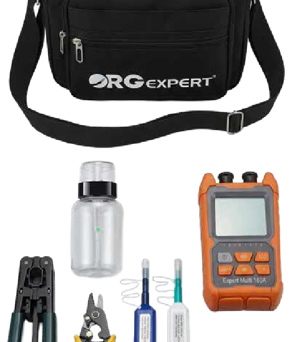 Kit óptico com bolsa